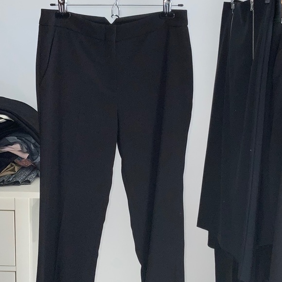 BCBGMaxazria black wide leg pants - Picture 1 of 5